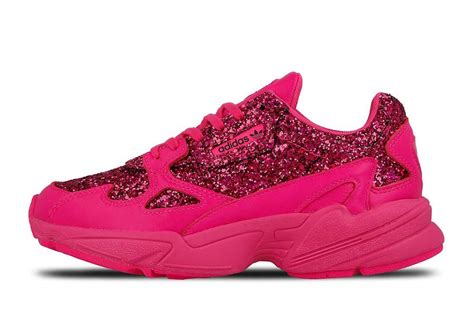 adidas falcon damen weiß pink|Adidas falcon shoes shock pink.